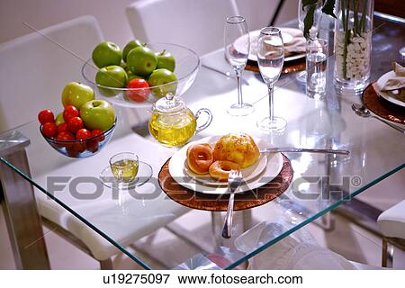 Dinning table with food View Large Photo Image Stock Photo - Dinning table with food. Fotosearch