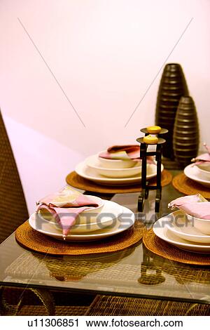 Formal table setting View Large Photo Image Stock Image - Formal table setting. Fotosearch