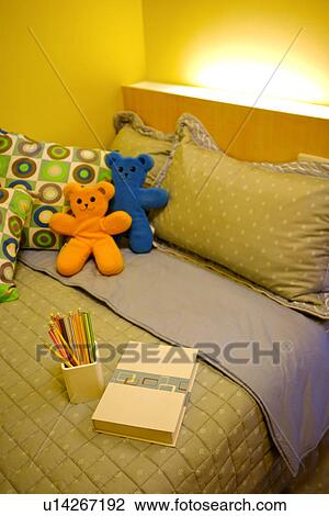 Stock Image - Kid's bedroom. Fotosearch