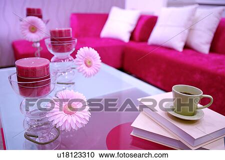 Stock Image - Modern style living room. Fotosearch