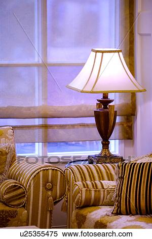 Stock Photography - Sofa and lamp. Fotosearch