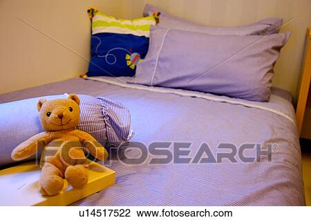 Child's bed View Large Photo Image Stock Image - Child's bed. Fotosearch