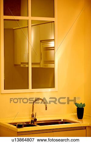 Stock Photo - Kitchen sink. Fotosearch