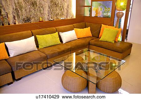 Modern living room View Large Photo Image Stock Photo - Modern living room. Fotosearch