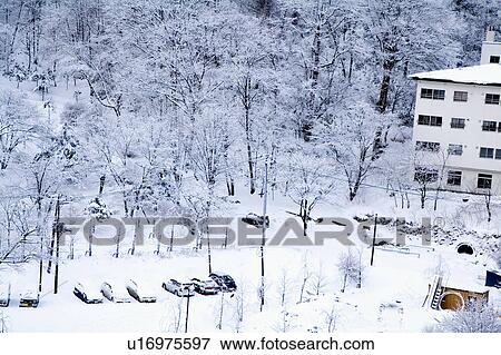 Stock Photo - Japan, Hokkaido, Noboribetsu Onsen. Fotosearch