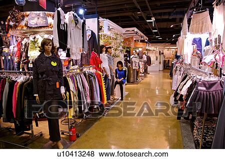 Stock Photo - Clothing store. Fotosearch
