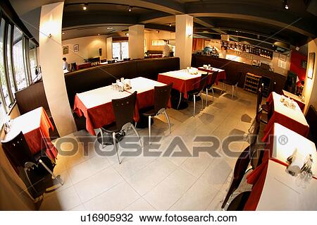 Empty restaurant View Large Photo Image Stock Image - Empty restaurant. Fotosearch
