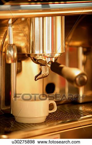 Espresso Maker View Large Photo Image Stock Photo - Espresso Maker. Fotosearch