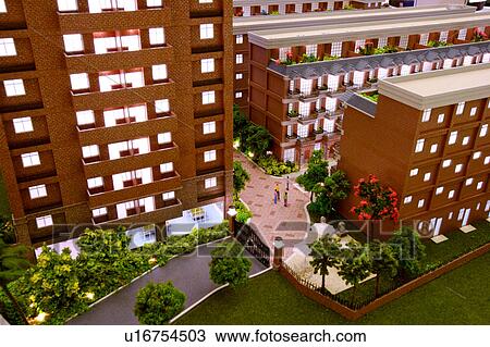 High rise apartments and park View Large Photo Image Stock Image - High rise apartments and park. Fotosearch