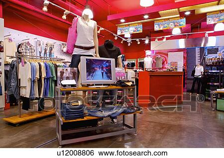 Stock Photograph - Clothing Store. Fotosearch