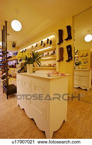 Stock Image - Shoe Store. Fotosearch