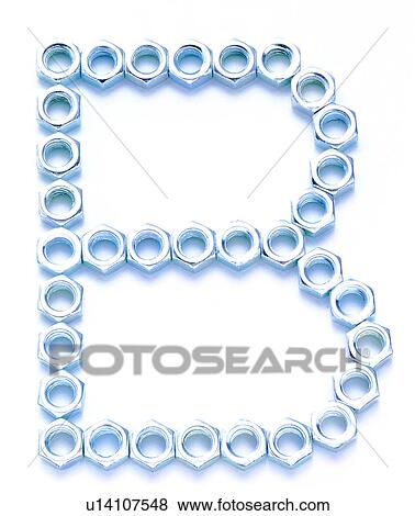Stock Photo - Character, English letter, Screw bolt, Characters. Fotosearch
