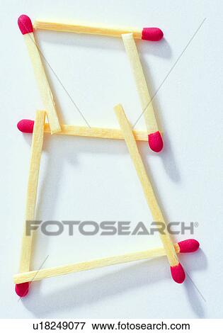 Stock Photo - Character, Matches, Number, Characters. Fotosearch
