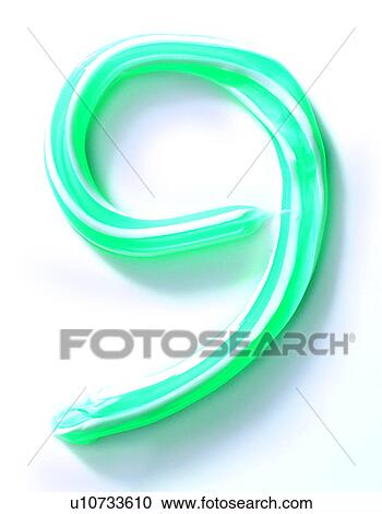 Stock Image - Character, Number, Tooth Paste, Characters. Fotosearch