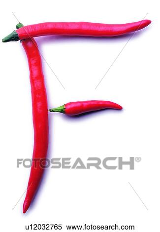 Characters, Red pepper, English letter View Large Photo Image Stock Photography - Characters, Red pepper, English letter. Fotosearch