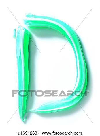Stock Photo - English letter, Character, Tooth Paste, Characters. Fotosearch
