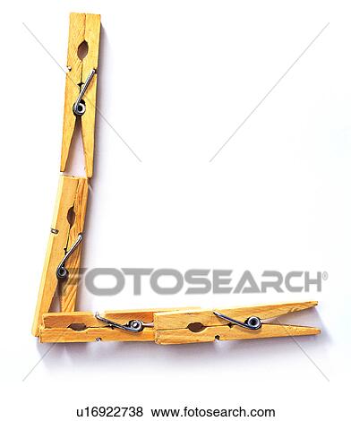 Stock Photo - English letter, Clamps, Character, Clamp. Fotosearch