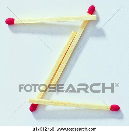 Stock Photo - Matches, Character, English letter, Characters. Fotosearch