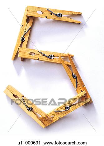 Stock Image - Number, Characters, Clamp, Character, Clamps. Fotosearch