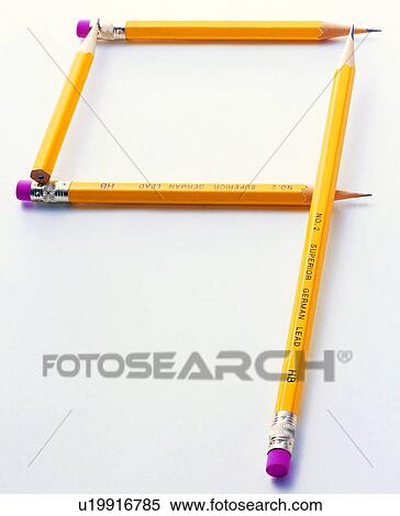 Stock Photography - Number, Pencils, Characters, Pencil, Character. Fotosearch