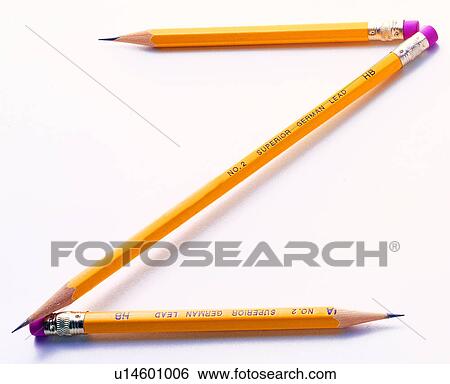 Stock Photograph - Pencil, English letter, Pencils, Character, Characters. Fotosearch