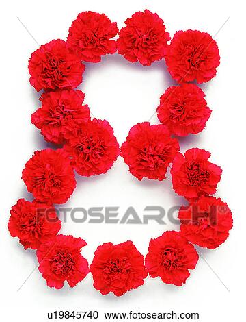 Stock Image - Rose, Character, Characters, Number. Fotosearch