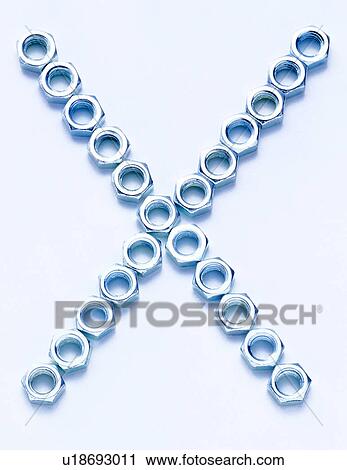 Screw bolts, English letter, Character, Characters View Large Photo Image Stock Image - Screw bolts, English letter, Character, Characters. Fotosearch