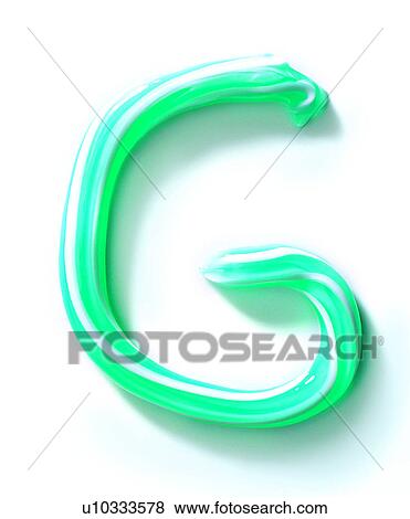 Stock Photo - Tooth Paste, Character, English letter. Fotosearch