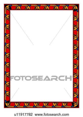 Stock Image - black, painting frame, embellishment, CG, classic, Europe, adornment. Fotosearch