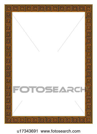Stock Image - black, vector, painting frame, ornament, CG, classic, pattern. Fotosearch