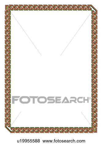 CG, ornament, vector, frame, green, yellow, brown View Large Photo Image Stock Photo - CG, ornament, vector, frame, green, yellow, brown. Fotosearch