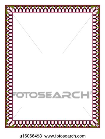 Stock Photo - CG, vector, decoration, Europe, pattern, frame, adornment. Fotosearch