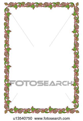 Stock Image - decoration, Europe, CG, frame, adornment, classic. Fotosearch