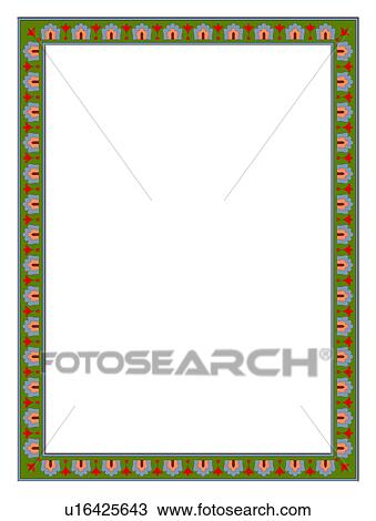 Stock Image - embellishment, frame, painting frame, computer graphic, adornment, Europe. Fotosearch