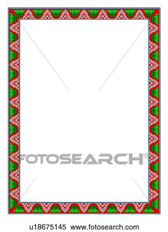 frame, green, flower pattern, ornament, computer graphic, vector View Large Photo Image Stock Photography - frame, green, flower pattern, ornament, computer graphic, vector. Fotosearch