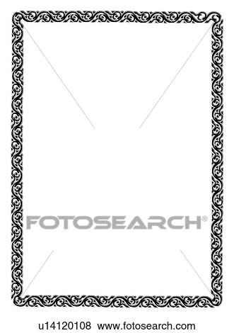 gray, Europe, adornment, picture frame, classic, flower pattern, CG View Large Photo Image Stock Photo - gray, Europe, adornment, picture frame, classic, flower pattern, CG. Fotosearch