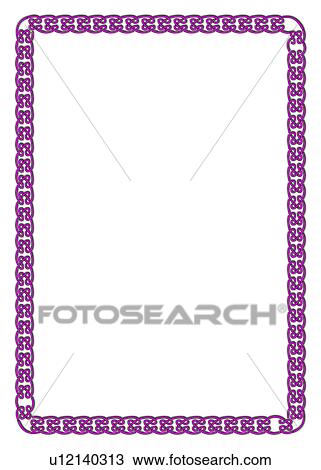 Stock Image - painting frame, classic, frame, computer graphic, CG, gray. Fotosearch