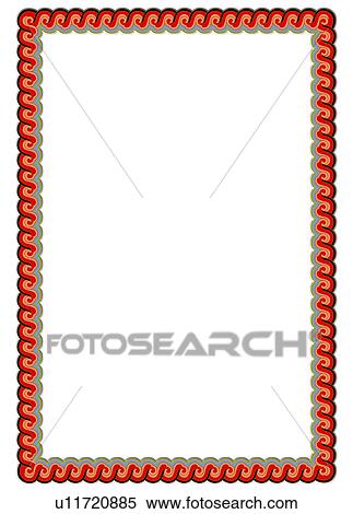 Stock Photography - pattern, Europe, skin tone, vector, painting frame, adornment, decoration. Fotosearch