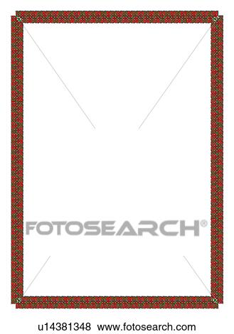 Stock Photo - vector, adornment, pattern, painting frame, frame, picture frame. Fotosearch