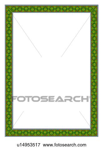 vector, computer graphic, frame, green, ornament, pattern View Large Photo Image Stock Photo - vector, computer graphic, frame, green, ornament, pattern. Fotosearch