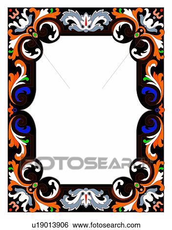Stock Photograph - classic art frames, rim, decorative design, texture, pattern, framework. Fotosearch