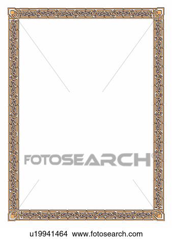 Picture - framework, classic art frames, decorative design, frame, texture. Fotosearch