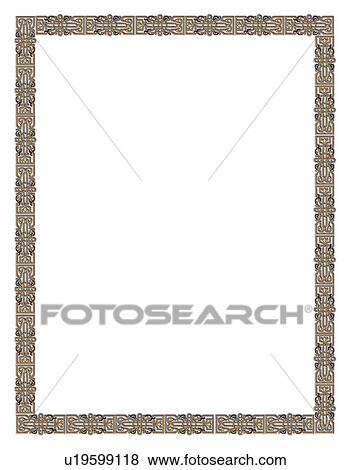 Stock Photo - rim, classic art frames, pattern, decorative design, texture, frame. Fotosearch