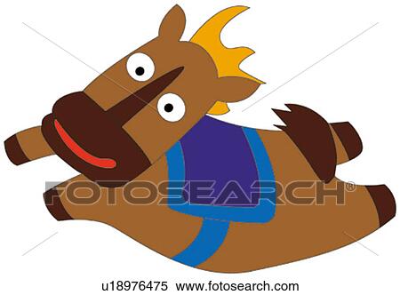 illustration, computer graphic, horse, greeting card, horse View Large Illustration Stock Illustration - illustration, computer graphic, horse, greeting card, horse. Fotosearch