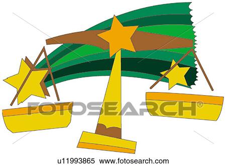 Stock Illustration - stars, meteor, a shooting star, greeting card, scales, the Balance, falling star. Fotosearch
