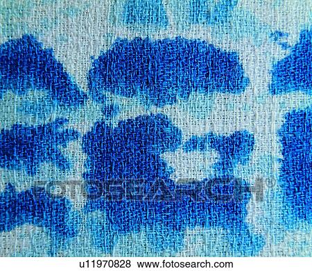 Stock Photo - backdrop, texture, background, blue, wool fabric, lines, warm. Fotosearch