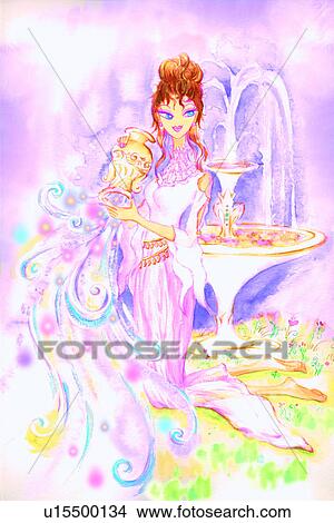 Beautiful, Lady, Vogue, Females, Ladies, Modern, Fashion View Large Illustration Stock Illustration - Beautiful, Lady, Vogue, Females, Ladies, Modern, Fashion. Fotosearch