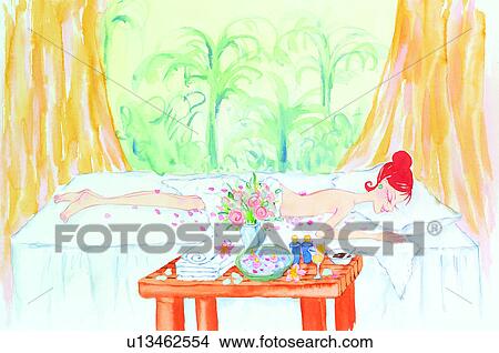 Stock Illustration - Myths, People, Woman, Chairs, Girl, Human, Characteristics. Fotosearch