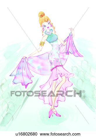 Women, Beautiful, Woman, Charming, Lady, Girl, Sentimental View Large Illustration Clipart - Women, Beautiful, Woman, Charming, Lady, Girl, Sentimental. Fotosearch