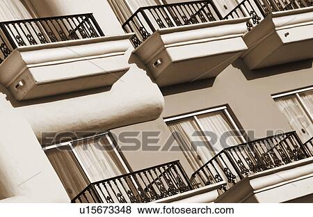 Stock Photo - Balconies. Fotosearch